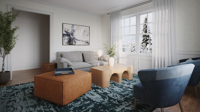 Online Designer Living Room 3D Model 4