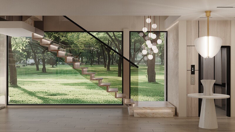 Online Designer Hallway/Entry 3D Model 1