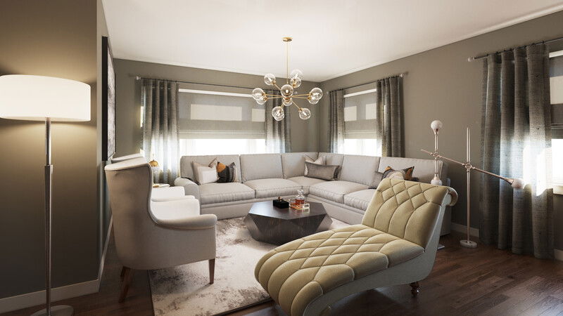 Online Designer Living Room 3D Model 6