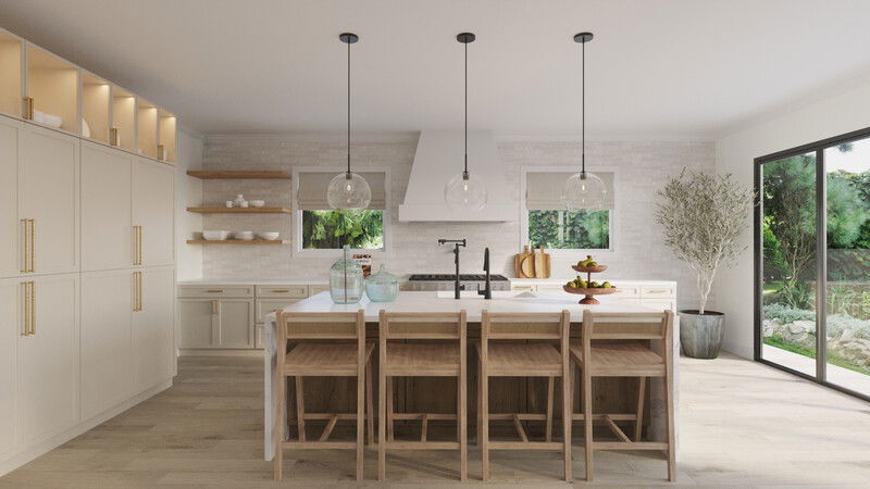 Online Designer Kitchen 3D Model 3