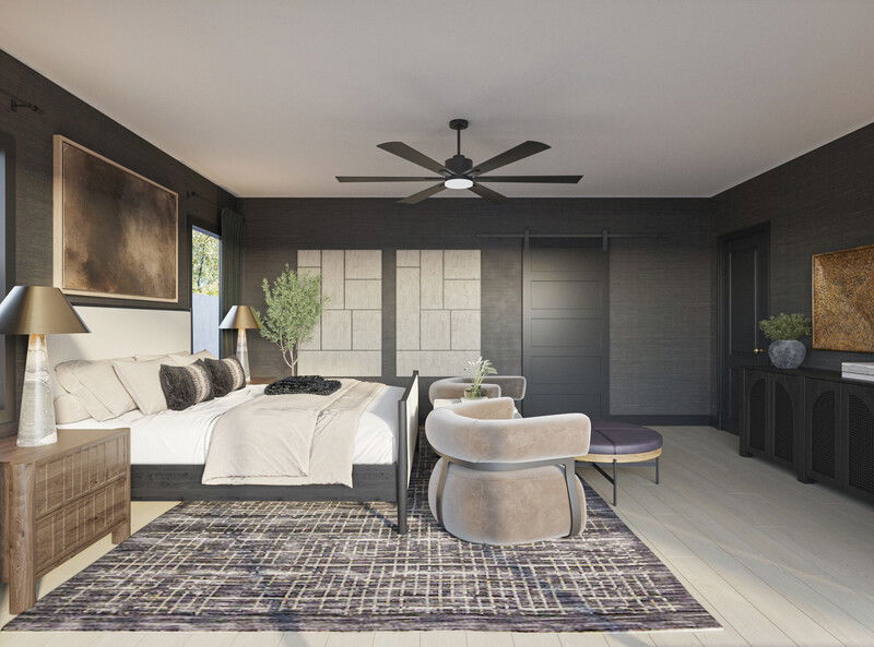 Online Designer Bedroom 3D Model 2