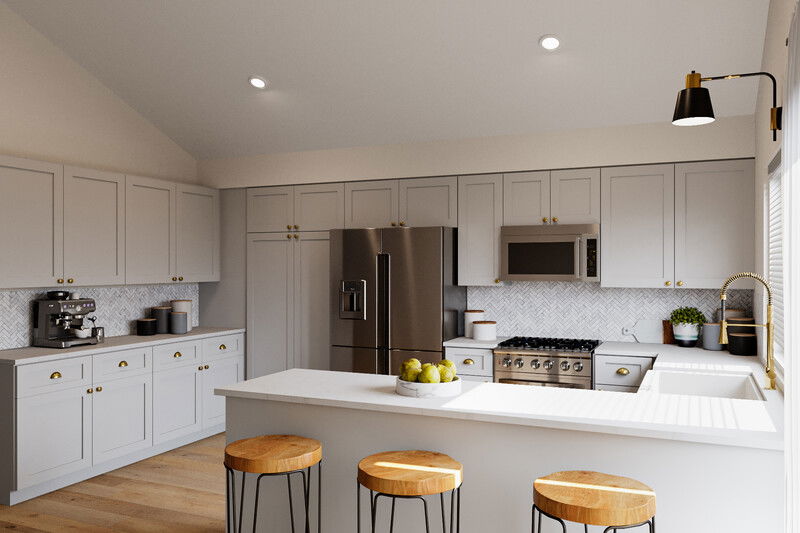 Modelo 3D de Cocina de Diseñador en Línea 3