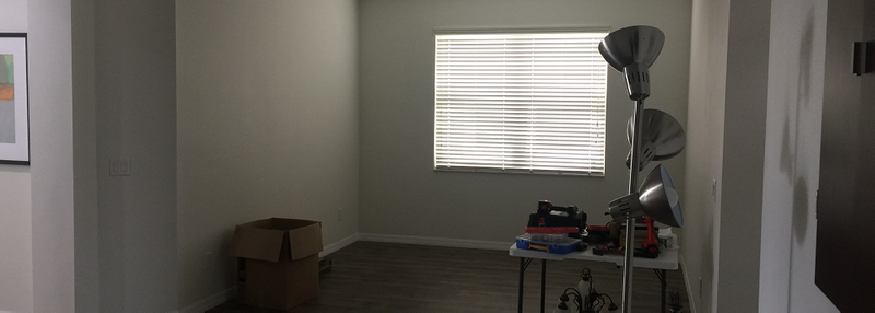 Creative Formal Living Room - Before Photo