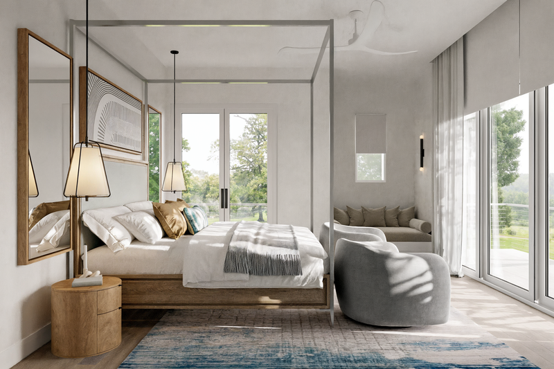 Online Designer Bedroom 3D Model 2