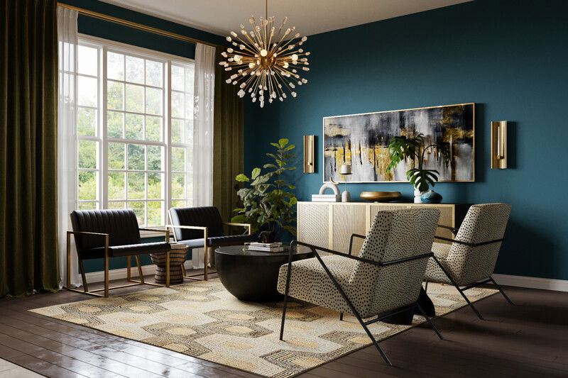 Online Designer Living Room 3D Model 2