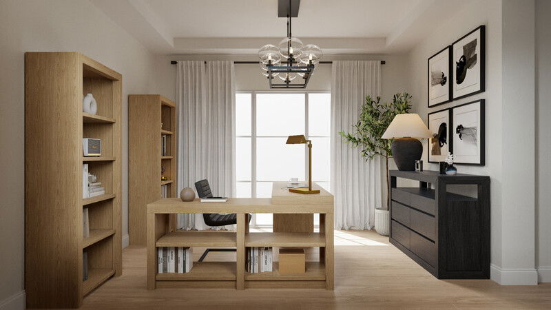Online Designer Bedroom 3D Model thumbnail2