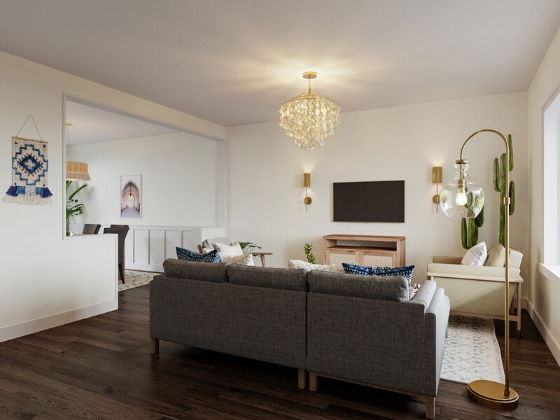 Modelo 3D Sala-Comedor del Diseñador en Línea 2