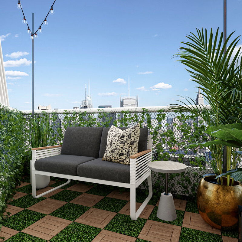 Modelo 3D de Patio de Diseñador Online 2