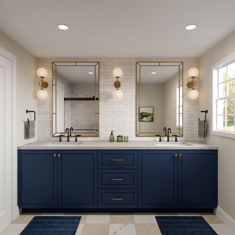 Online Designer Bathroom 3D Model 1