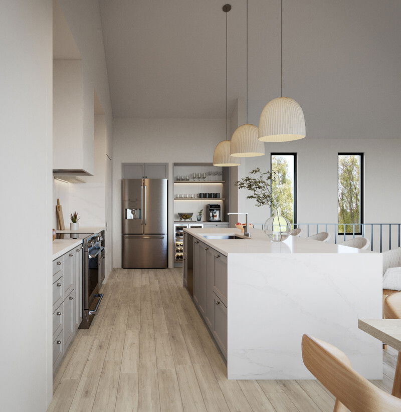 Modelo 3D de Cocina de Diseñador en Línea 3