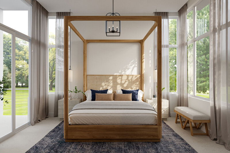 Online Designer Bedroom 3D Model 2