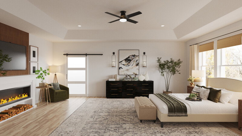 Online Designer Bedroom 3D Model 3