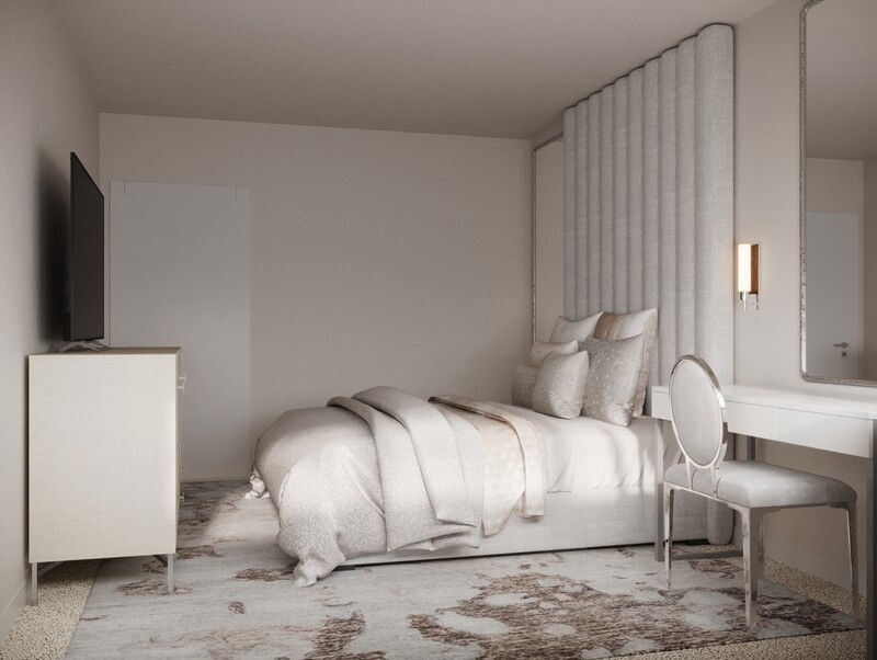 Modelo 3D de Dormitorio del Diseñador en Línea 3