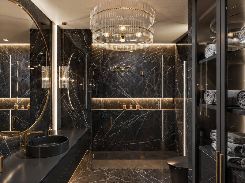 Online Designer Bathroom 3D Model 1