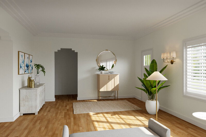 Modelo 3D de sala de estar en línea 2