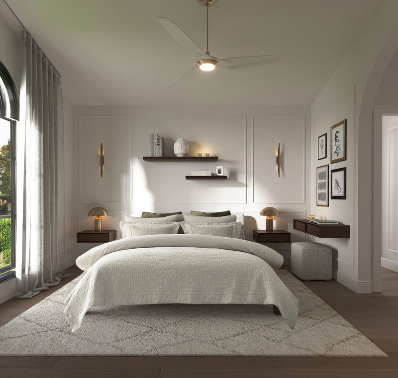 Online Designer Bedroom 3D Model 1