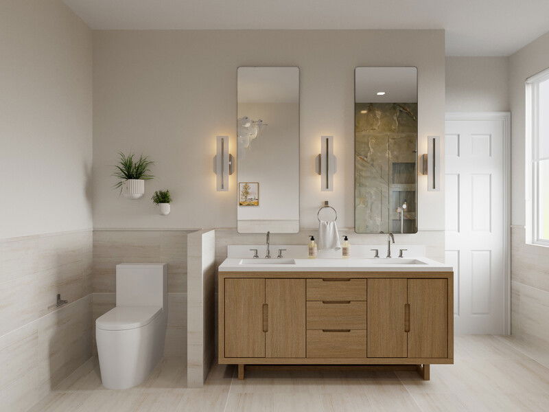 Online Designer Bathroom 3D Model 3