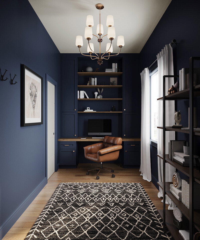 Online Designer Home Office 3D Model 1