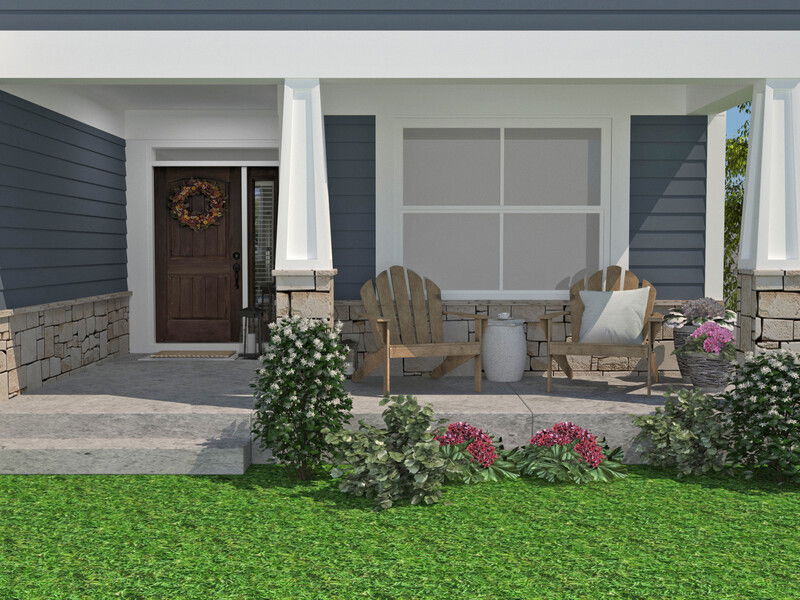 Modelo 3D de patio de diseñador en línea miniatura6