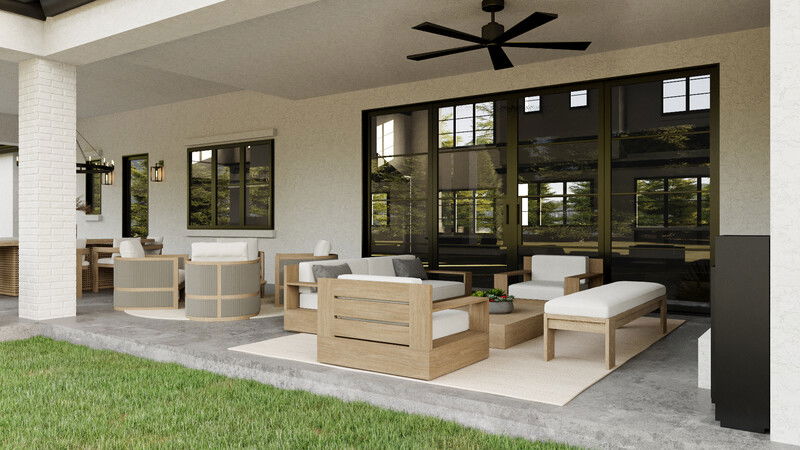 Online Designer Patio 3D Model 2