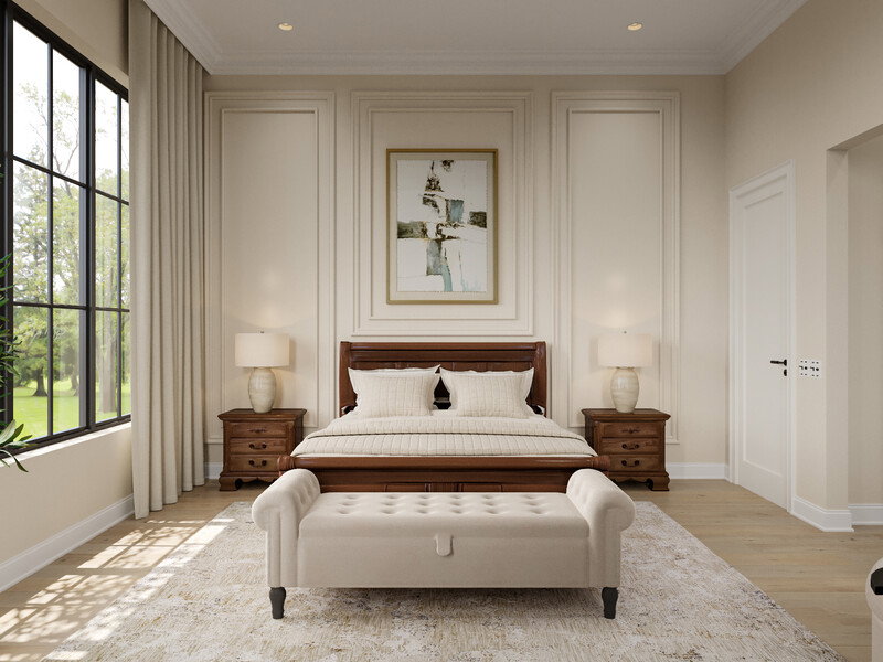 Online Designer Bedroom 3D Model 5