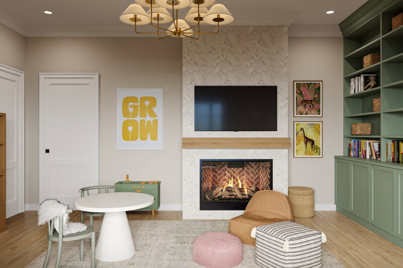 Online Designer Living Room 3D Model thumbnail3
