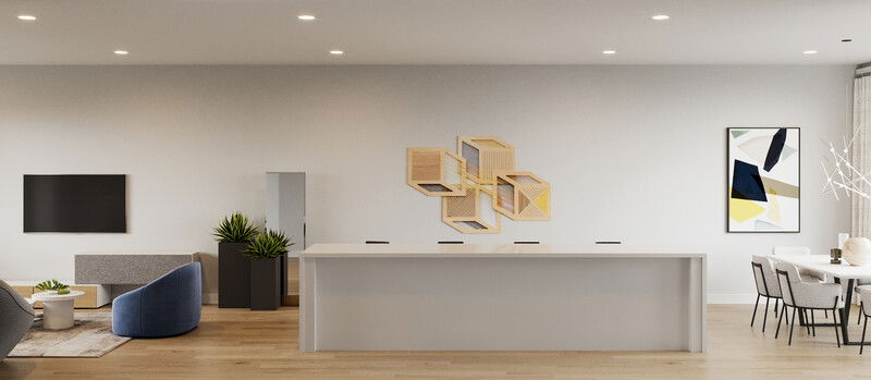 Modelo 3D Sala-Comedor del Diseñador en Línea 4