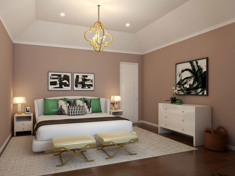 Online Designer Bedroom 3D Model 1