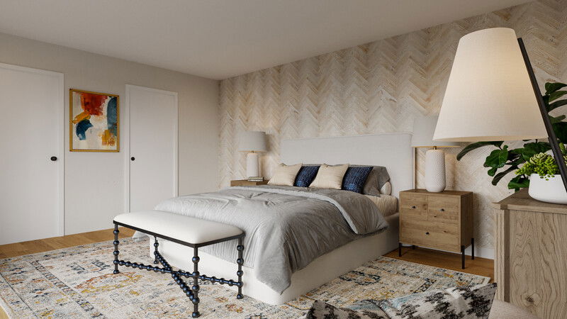 Online Designer Bedroom 3D Model 6