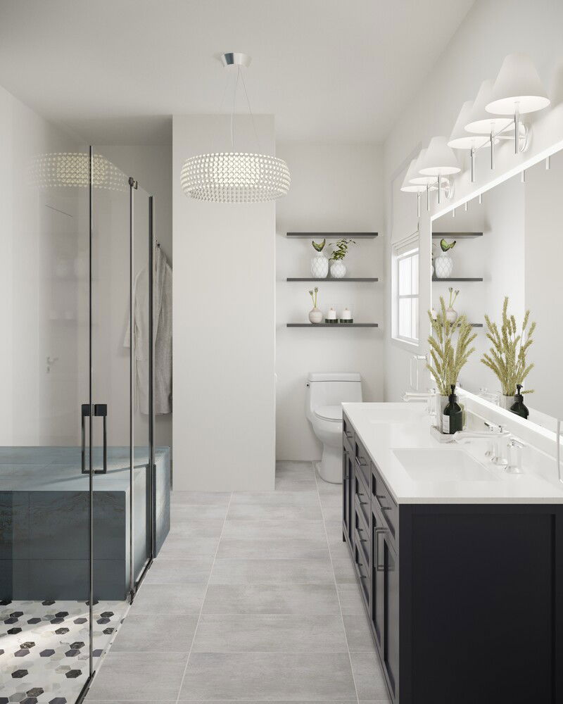 Online Designer Bathroom 3D Model 3