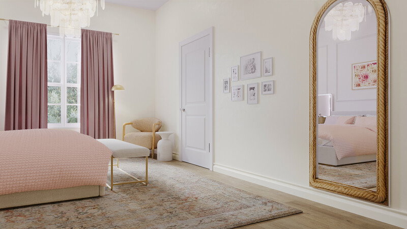 Online Designer Bedroom 3D Model 3
