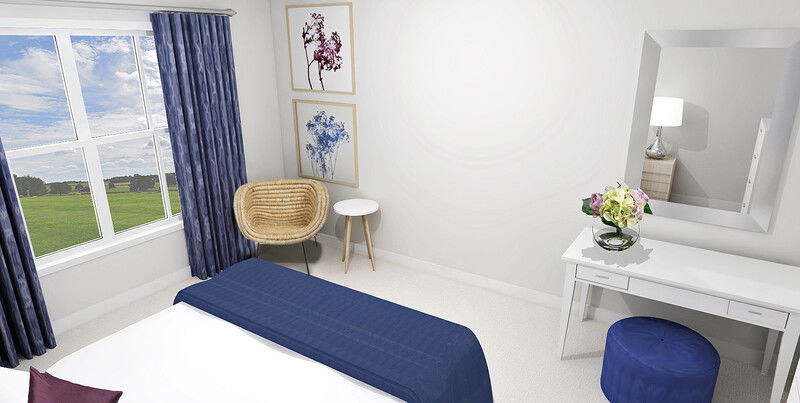 Online Designer Bedroom 3D Model 4