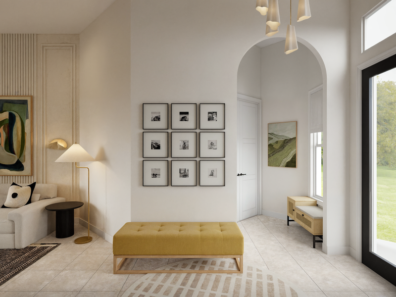 Online Designer Combined Living/Dining 3D Model 2
