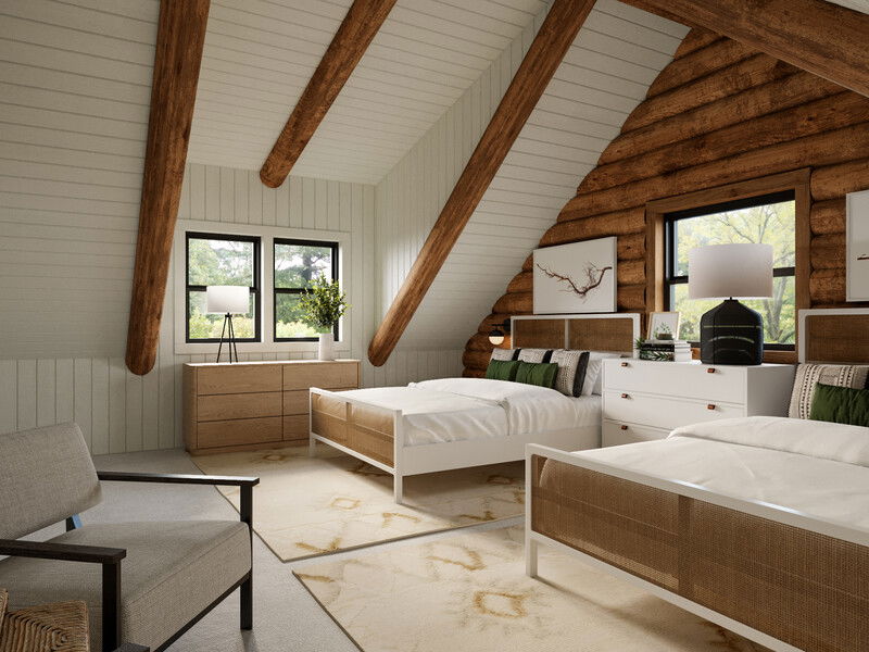 Online Designer Bedroom 3D Model 2