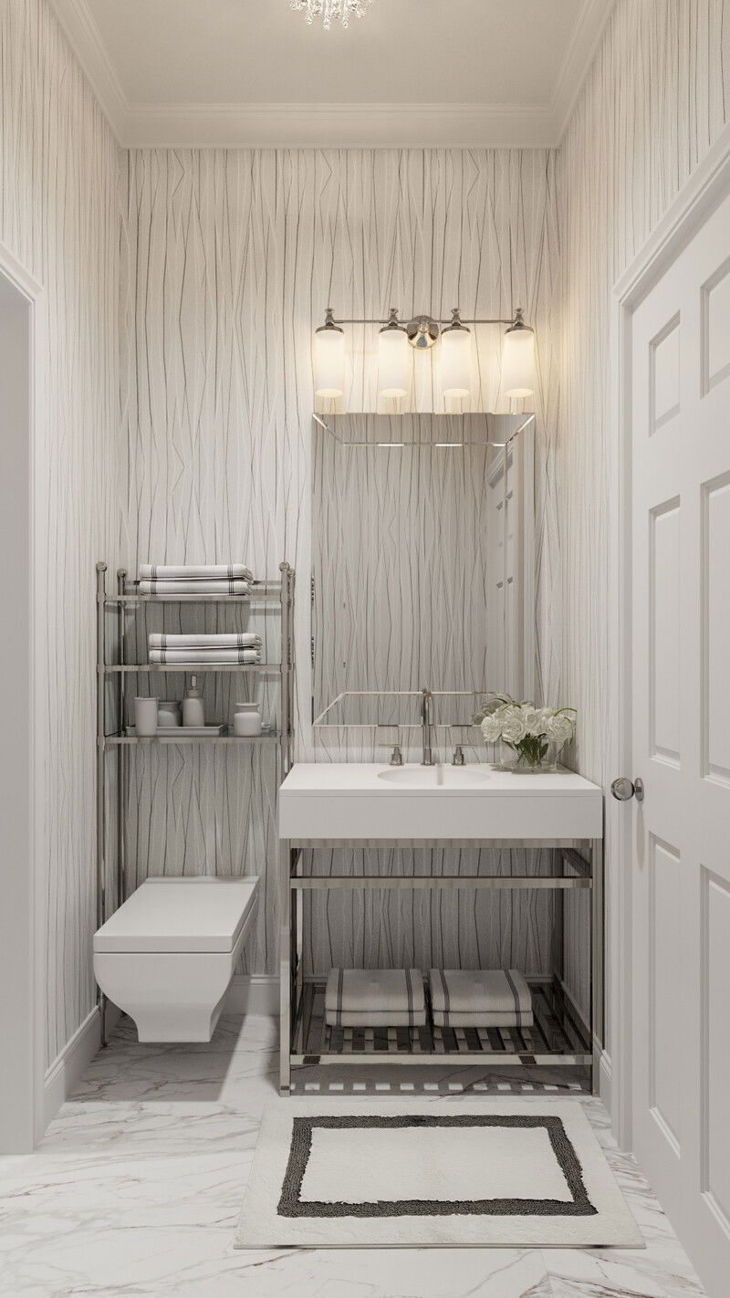 Modelo 3D de Baño por Diseñador Online 1