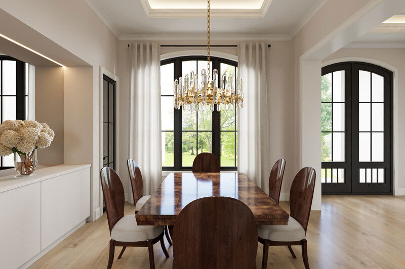 Online Designer Dining Room 3D Model 2