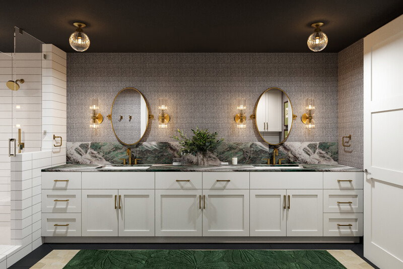 Online Designer Bathroom 3D Model thumbnail1