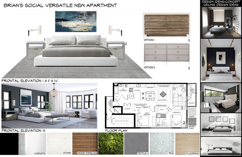 Online Designer Bedroom 3D Model 1