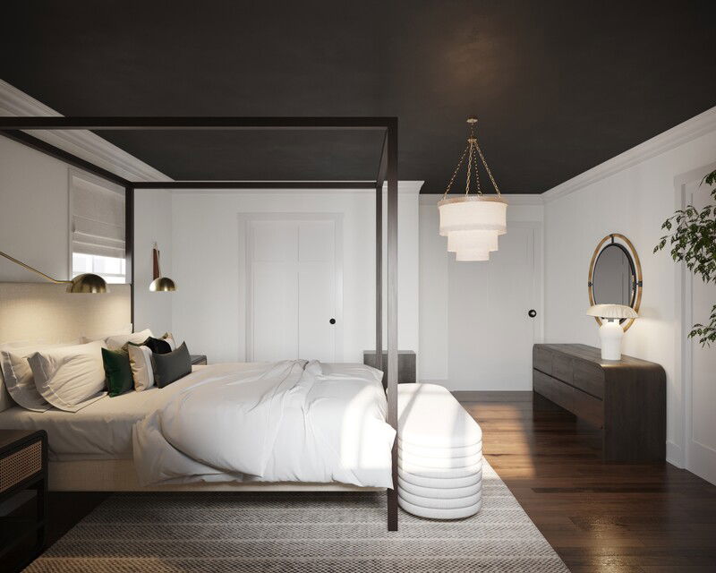 Online Designer Bedroom 3D Model thumbnail2