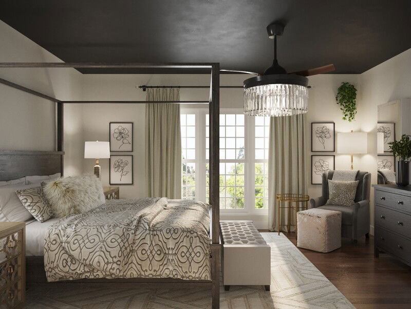 Online Designer Bedroom 3D Model 3