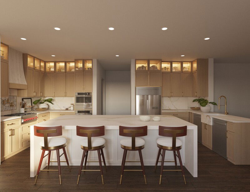 Modelo 3D de Cocina de Diseñador en Línea 2