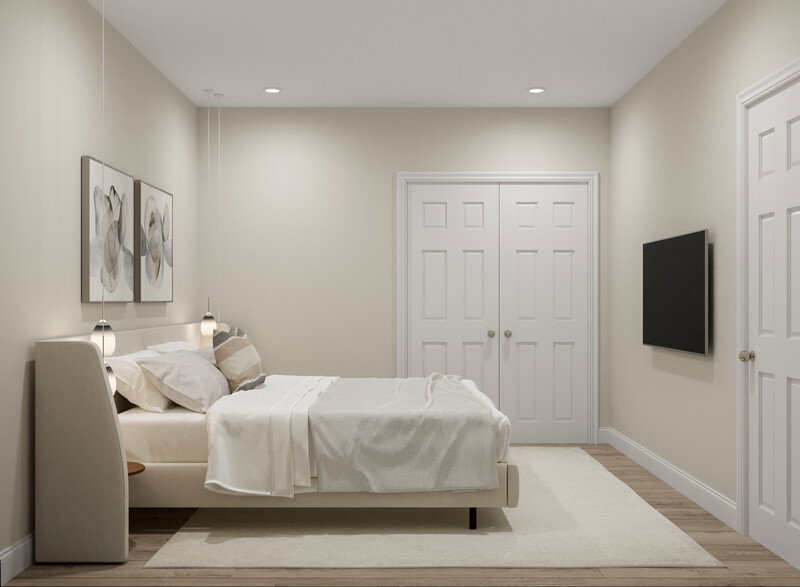 Online Designer Bedroom 3D Model thumbnail2