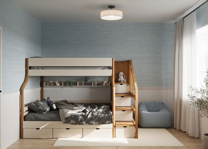 Online Designer Bedroom 3D Model 1