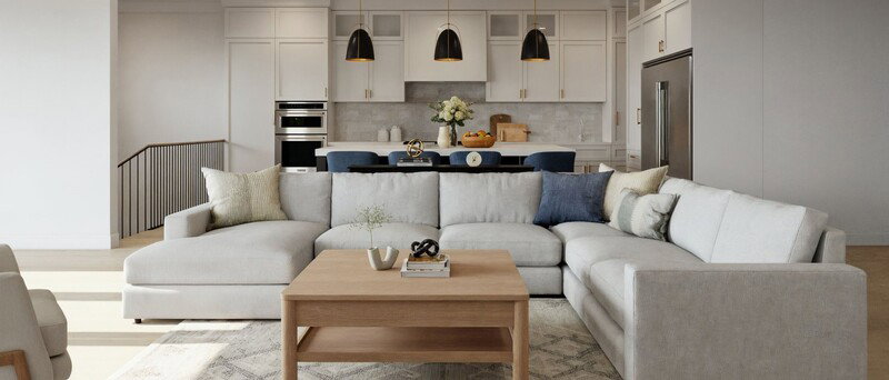 Transitional Living & Kitchen Interior Design | Decorilla