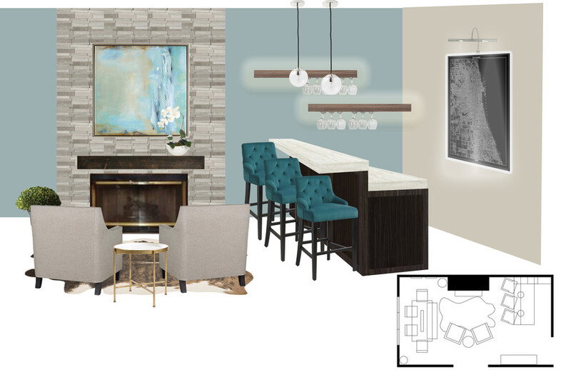 Online Designer Dining Room 3D Model thumbnail3