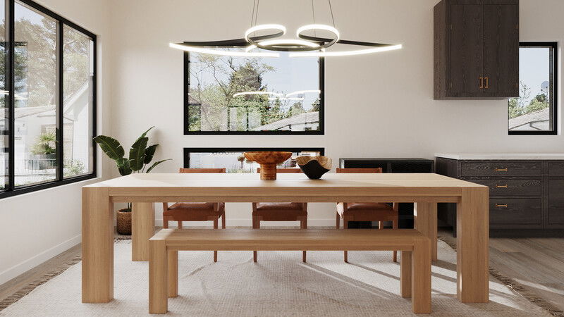 Online Designer Dining Room 3D Model 1