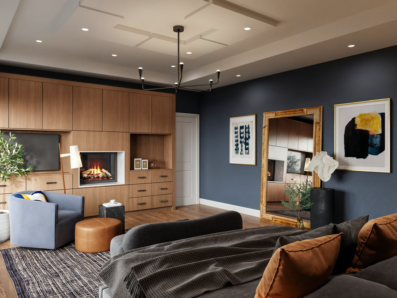 Online Designer Bedroom 3D Model thumbnail3