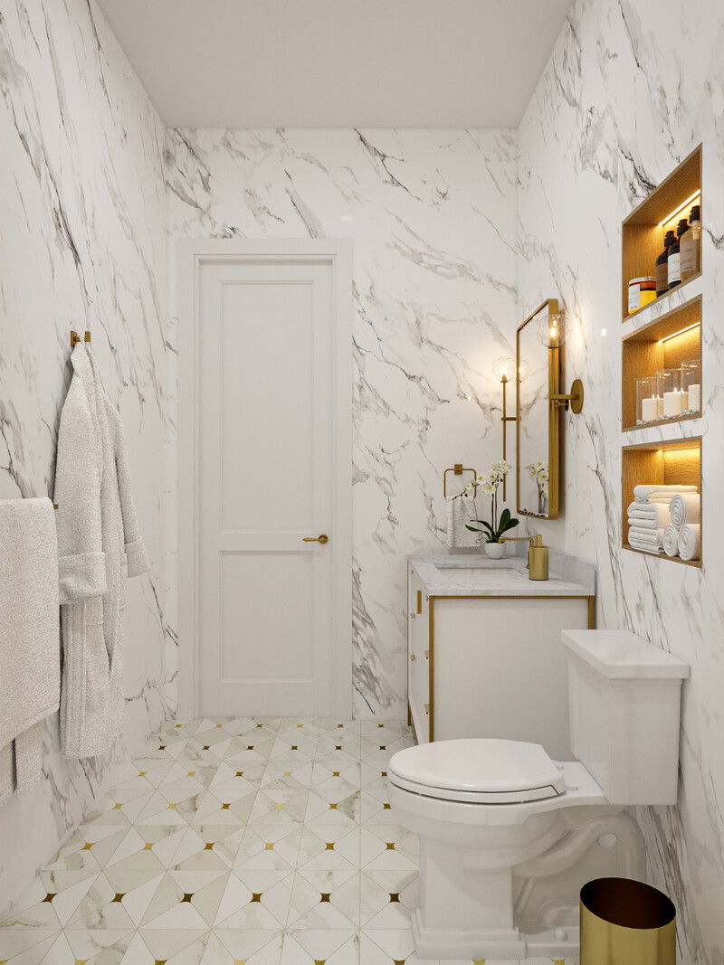 Modelo 3D de Baño por Diseñador Online 2