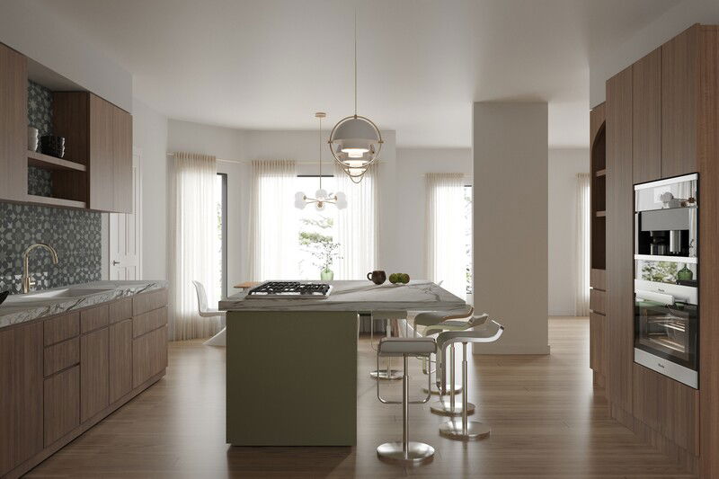 Online Designer Kitchen 3D Model 1