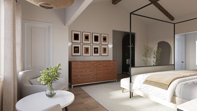 Modelo 3D de Dormitorio del Diseñador en Línea 3